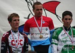 Andy Schleck on the podium of the Luxemburgish National Championships 2007